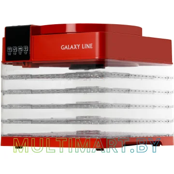 Сушилка для овощей и фруктов Galaxy Line GL 2630 (красный) картинка 3